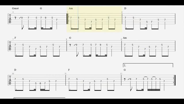 Sahara Blues (Le Thème) - Mohamed Rouane / Tablature Guitare