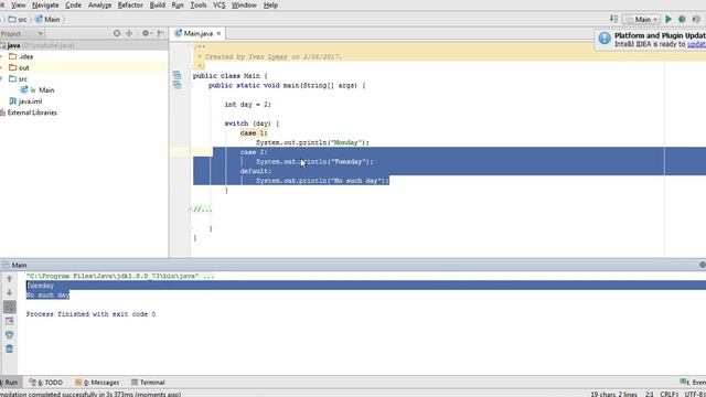 2.10 - Оператор выбора (оператор Switch) смотреть онлайн