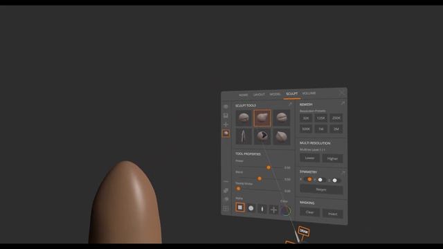Kodon VR Sculpting - Interface Overview смотреть онлайн