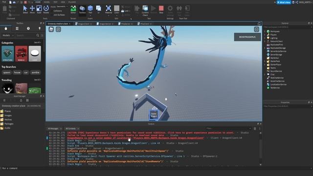 ROBLOX Studio Model Giveaway | Kaidou Dragon Fly System Tutorial смотреть онлайн