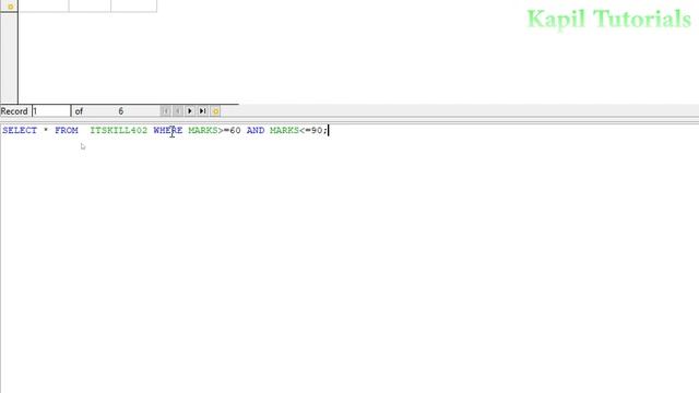 Sql Select Command Using Between Operator Operator/ Using of Between & And Operator in Sql statemen смотреть онлайн