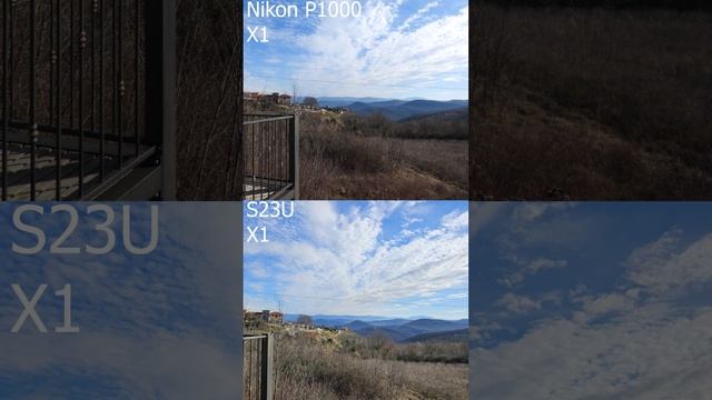 Galaxy S23 Ultra vs. Nikon P1000 смотреть онлайн
