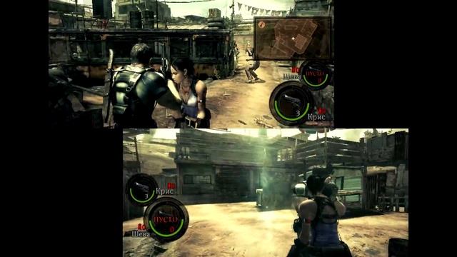 Resident Evil 5 | SplitScreen | На одном Экране | Part 1 смотреть онлайн