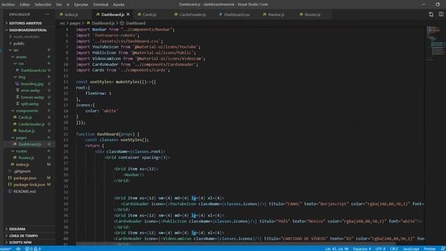 Dashboard Sencillo y Responsivo con Material UI Parte 3 || React JS y Material UI смотреть онлайн