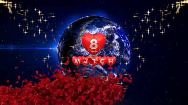 Футаж 8 March. 8 Марта смотреть онлайн