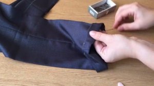 Как подшить брюки без швейной машинки
