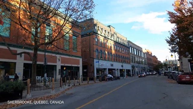 Sherbrooke, Quebec, Canada - Driving Tour 4K