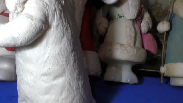 Деды Морозы и Снегурочки.Коллекция.Советские елочные игрушки украшения. смотреть онлайн