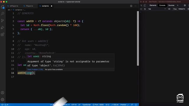 Lesson 13 - Generics - TypeScript Bangla ( বাংলা ) Tutorial Series смотреть онлайн