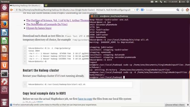 Hadoop Single Node Cluster $ Big Data | HDFS смотреть онлайн