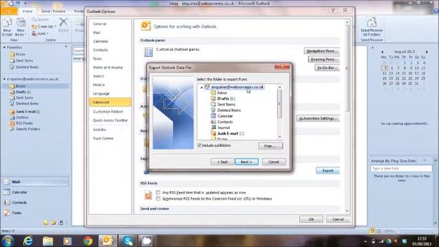 Outlook 2010 Back Up Tutorial смотреть онлайн
