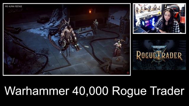 Warhammer 40,000 Rogue Trader - Official Reveal Trailer - Reaction смотреть онлайн