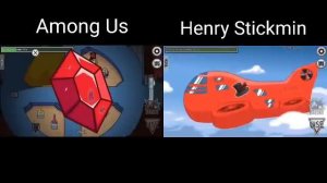 among us VS henry stickmin airship trailer