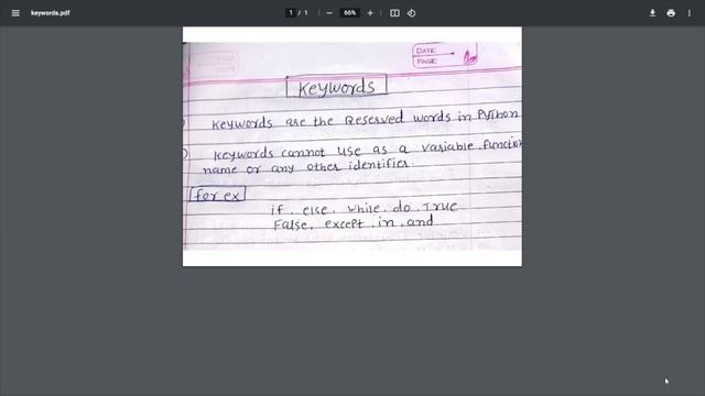 Python Keyword смотреть онлайн