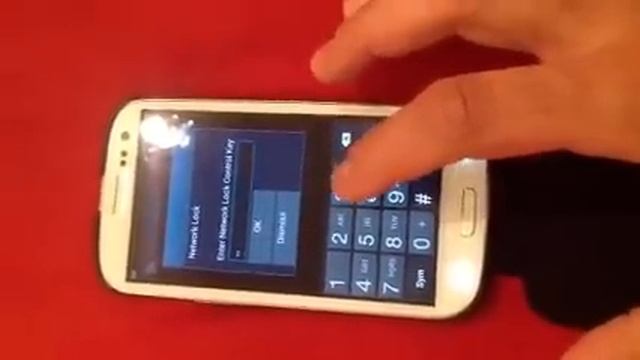 How to Unlock Samsung galaxy S 3 III by Network Control Key Unlock Code смотреть онлайн