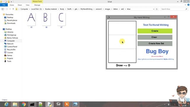 convert text to handwriting (MyHandWriting-version3) смотреть онлайн