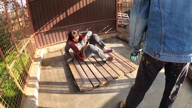 Утепленная будка для АЛАБАЯ за ДВА ДНЯ своими руками || Строим новый дом для Умы смотреть онлайн