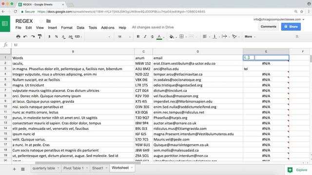 Google Sheets - RegEx REGEXEXTRACT, Functions Exctract, Replace, Match Tutorial - Part 1 смотреть онлайн