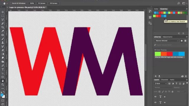 04 Photoshop Web Mockup - Color Swatches смотреть онлайн
