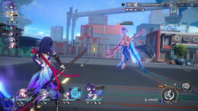 [Ver 1.3] Phase 2 Memory of Chaos 10 Node 1 | E0S0 Seele Full Stars | Honkai Star Rail смотреть онлайн