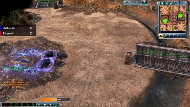 [Bikerush vs Shoktrepet] Command & Conquer 3: Kane's Wrath смотреть онлайн