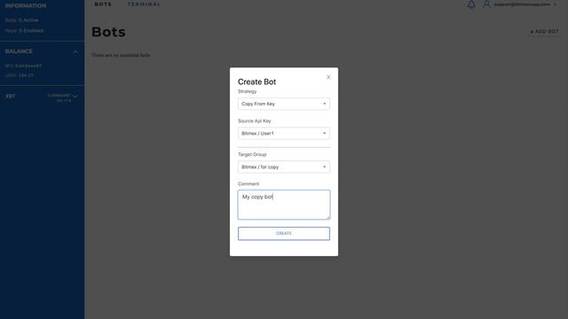 How to create the first Bitmex bot and start copying. смотреть онлайн