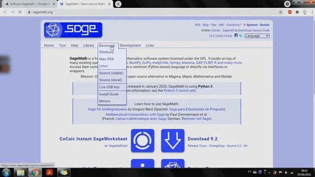 Video 01 - Como instalar o software SageMath смотреть онлайн