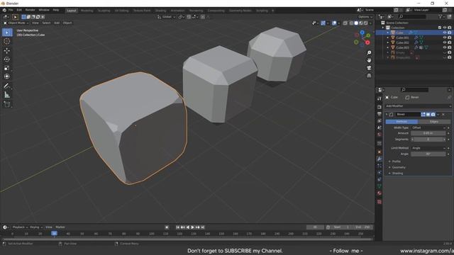 Learn New Version Blender Bevel Modifier || CLASS -15 || Blender Tutorial in Hindi for Beginners смотреть онлайн