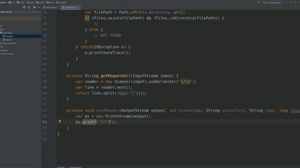 Создание HTTP-сервера на Java