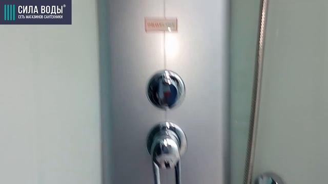 Распаковка Душевая кабина PROFLINE 8401 В (100x100) белый глубокий поддон, матовое/белое стекло смотреть онлайн