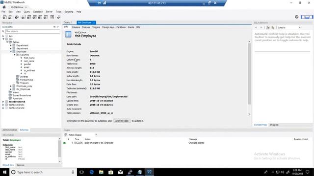 MySQL Workbench Tutorial - Information about Table Rows,Size,Indexes,FK,Pk in MySQL Workbench смотреть онлайн