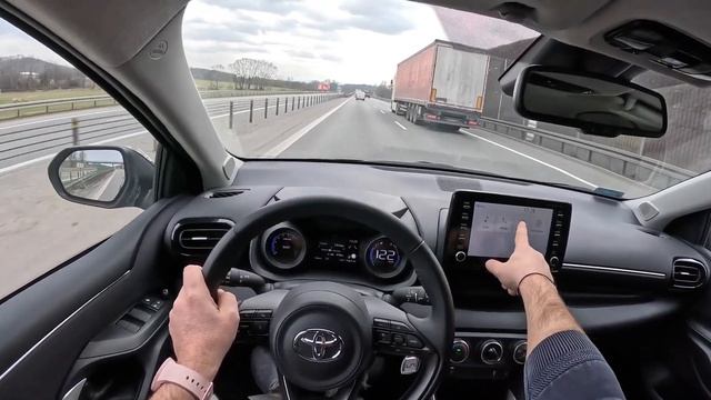 ТЕСТ ДРАЙВ НОВОЙ ТОЙОТА ЯРИС 2023(1.5 125 Л.С.)ОБЗОР/ДИЗАЙН/ВОЖДЕНИЕ ОТ ПЕРВОГО ЛИЦА смотреть онлайн