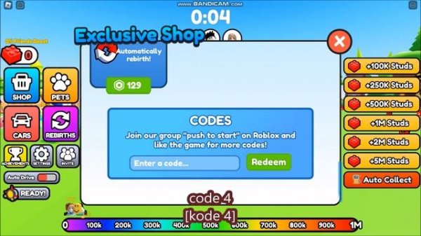 *ALL CODES WORK* [CANDY WORLD] Car Race ROBLOX | 21 APRIL 2023