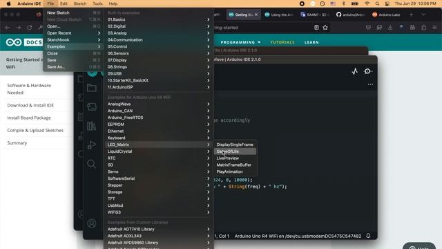 Arduino UNO R4 WiFi: Getting Started – LED Matrix Custom Animations смотреть онлайн