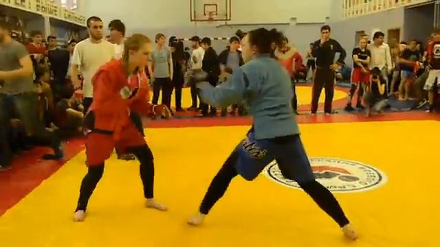 боевое самбо среди девушек