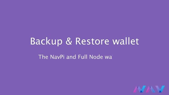 Nav Coin NavPi Stakebox Backup and Restore your wallet смотреть онлайн