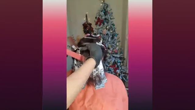 Окрашивание волос с расческой Veil.Тонирование Wella 10,36 Hair colouring with a comb. смотреть онлайн