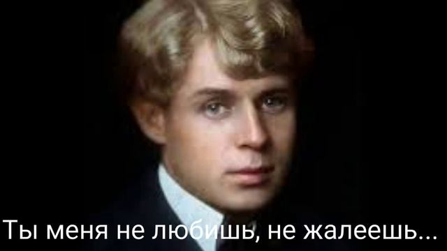 Сергей Есенин - Ты меня не любишь, не жалеешь… смотреть онлайн