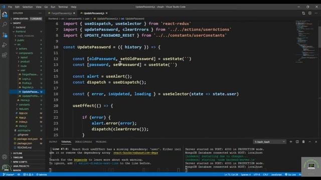 React js Tutorial # 82| How to Handle Forgot Password in ReactJs |E-Commerce site смотреть онлайн