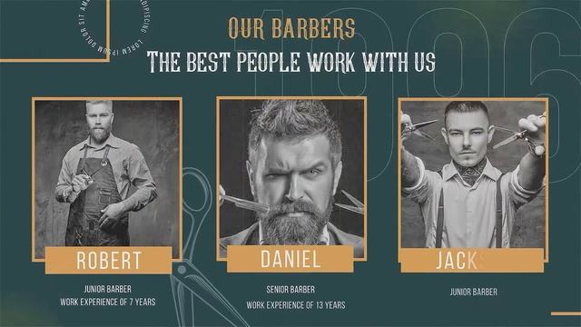 Barber Shop XO AFTER EFFECTS Template Videohive 32462544 смотреть онлайн