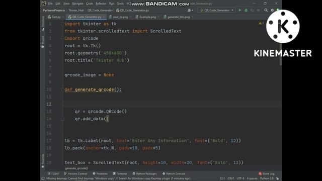 Create QRCode Generator in Tkinter | QRCode Generator in Pyhton смотреть онлайн