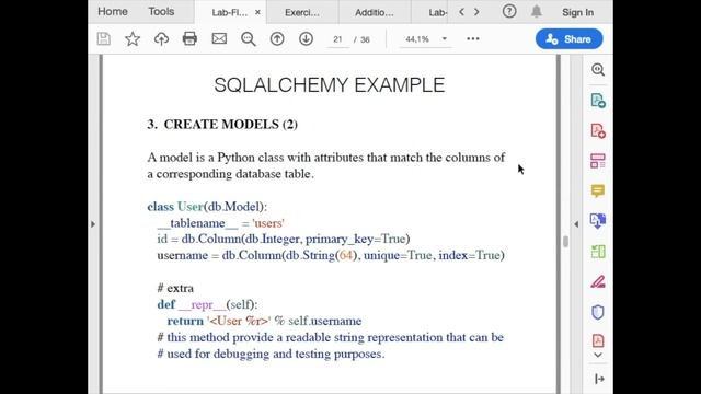Tutorial For Beginners To Program With Flask And SqlAlchemy Part 3