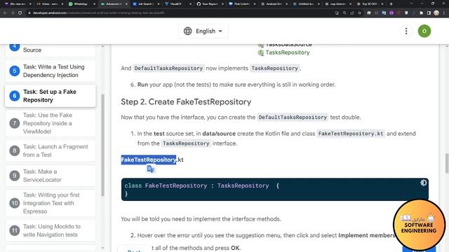 Advanced Android Testing in Kotlin to Test Doubles and Dependency Injection part-6 смотреть онлайн