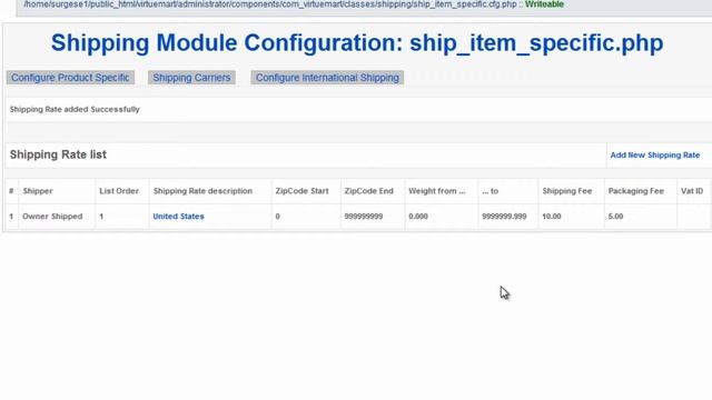 04 Virtuemart International Shipping смотреть онлайн