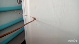 Ремонт холодильника Стинол. Замена алюминиевых трубы всасывания и капиллярки на медные.