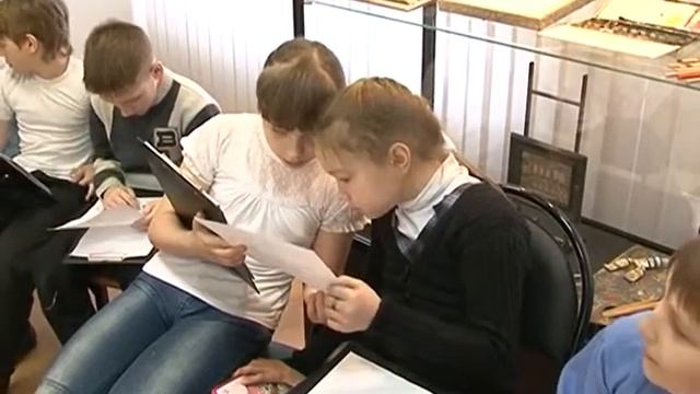 Школьники посетили мастер-класс по древней письменности смотреть онлайн