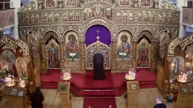 ЛИТУРГИЯ ПРЕЖДЕОСВЯЩЕННЫХ ДАРОВ. СЕДМИЦА 6-Я ВЕЛИКОГО ПОСТА. 15.4.2022, 10:00 смотреть онлайн