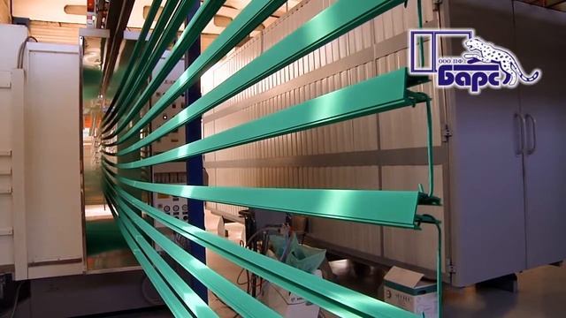 БАРС. Цех покраски алюминиевых профилей. смотреть онлайн