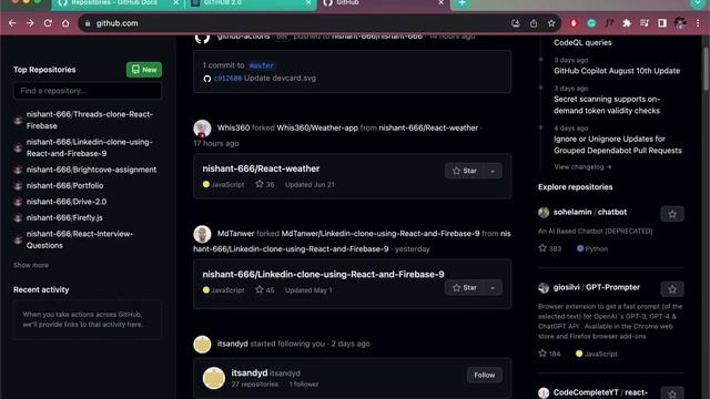 Code a GitHub Clone using Next.js, Typescript, and Tailwind CSS - Explore Trending Repositories смотреть онлайн