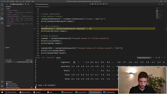 Python Kurs Fortgeschritten ?? | #24 pandas - Daten Aufbereitung und Analyse смотреть онлайн